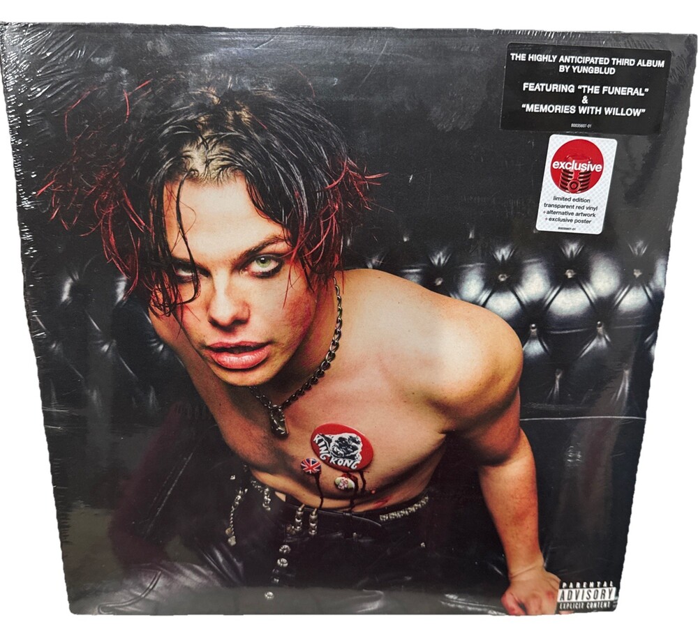 YUNGBLUD Self Titled 2022 TARGET EXCLUSIVE Red Vinyl LP NEW SEALED Poster Insert